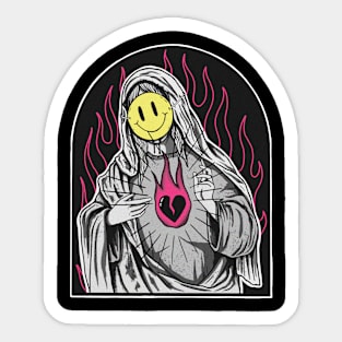 Up in flames Sticker